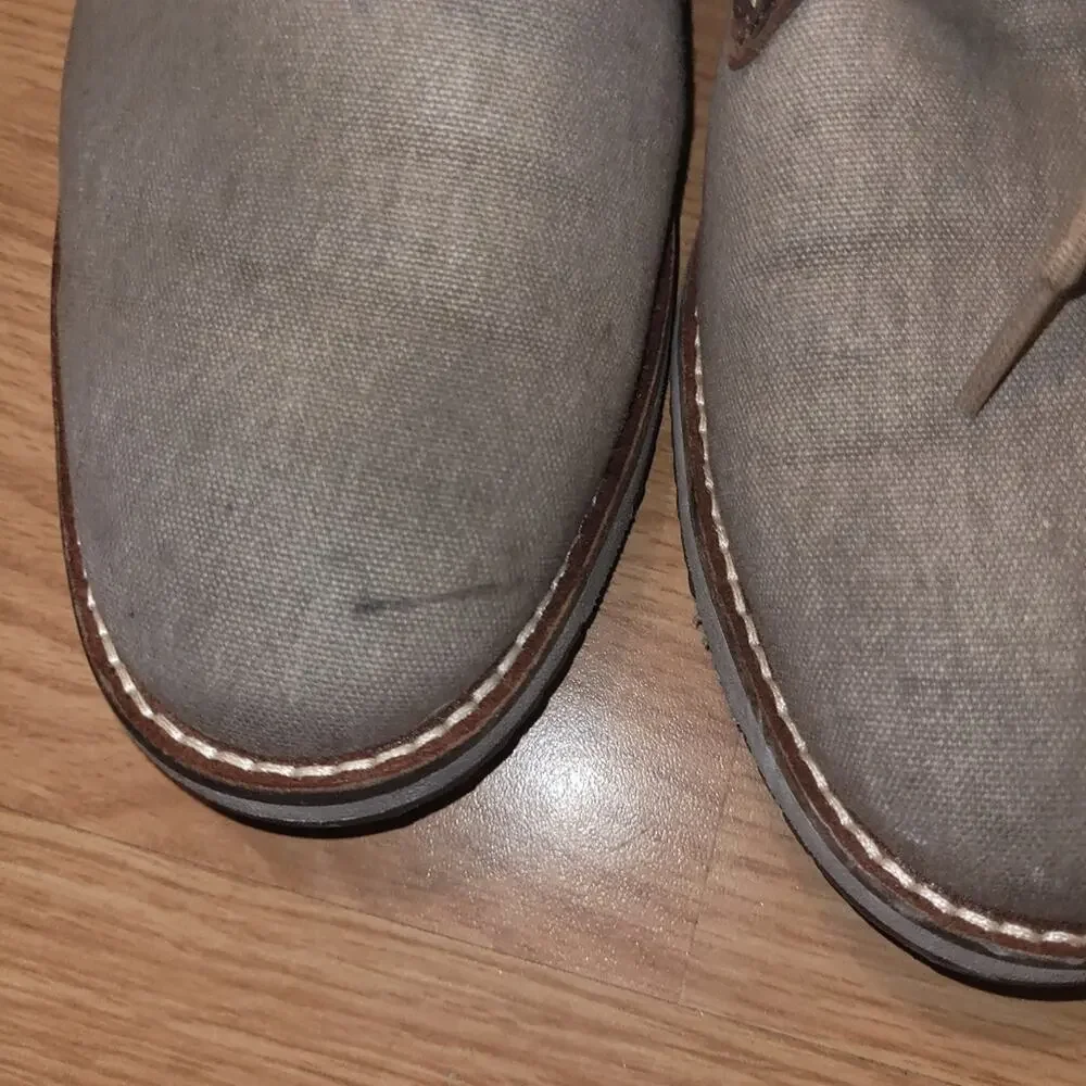 Thomas and Vine Mens Leather Chukka Boot Oxfords Size 9 Brown/Gray